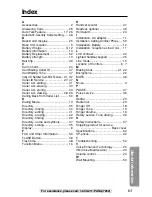 Preview for 63 page of Panasonic KX-TG2219B Operating Instructions Manual