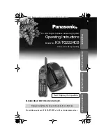 Panasonic KX-TG2224CB Operating Instructions Manual предпросмотр