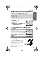 Предварительный просмотр 9 страницы Panasonic KX-TG2224CB Operating Instructions Manual