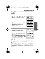 Предварительный просмотр 29 страницы Panasonic KX-TG2224CB Operating Instructions Manual