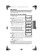 Предварительный просмотр 31 страницы Panasonic KX-TG2224CB Operating Instructions Manual