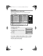 Предварительный просмотр 32 страницы Panasonic KX-TG2224CB Operating Instructions Manual