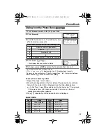 Предварительный просмотр 33 страницы Panasonic KX-TG2224CB Operating Instructions Manual