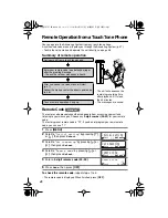 Предварительный просмотр 46 страницы Panasonic KX-TG2224CB Operating Instructions Manual