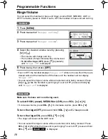 Предварительный просмотр 18 страницы Panasonic KX-TG2226BV - 2.4 GHz GigaRange Digital Cordless... Operating Instructions Manual