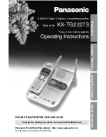 Предварительный просмотр 1 страницы Panasonic KX-TG2227S Operating Instructions Manual