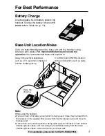 Предварительный просмотр 3 страницы Panasonic KX-TG2227S Operating Instructions Manual