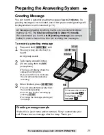 Предварительный просмотр 15 страницы Panasonic KX-TG2227S Operating Instructions Manual