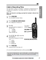 Предварительный просмотр 19 страницы Panasonic KX-TG2227S Operating Instructions Manual