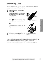 Предварительный просмотр 23 страницы Panasonic KX-TG2227S Operating Instructions Manual