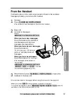 Предварительный просмотр 31 страницы Panasonic KX-TG2227S Operating Instructions Manual