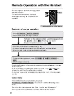 Предварительный просмотр 40 страницы Panasonic KX-TG2227S Operating Instructions Manual