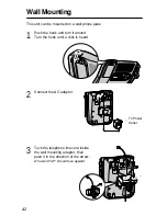 Предварительный просмотр 42 страницы Panasonic KX-TG2227S Operating Instructions Manual