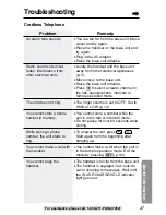 Предварительный просмотр 47 страницы Panasonic KX-TG2227S Operating Instructions Manual