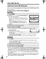 Предварительный просмотр 38 страницы Panasonic KX-TG2235B - 2.4 GHz Digital Cordless Speakerphone Operating Instructions Manual