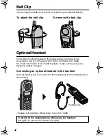 Предварительный просмотр 42 страницы Panasonic KX-TG2235B - 2.4 GHz Digital Cordless Speakerphone Operating Instructions Manual