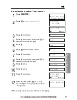 Предварительный просмотр 41 страницы Panasonic KX-TG2236S Operating Instructions Manual