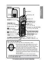 Preview for 7 page of Panasonic KX-TG2237S - 2.4 GHz Digital Cordless Speakerphone Operating Instructions Manual