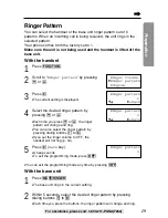 Preview for 19 page of Panasonic KX-TG2237S - 2.4 GHz Digital Cordless Speakerphone Operating Instructions Manual