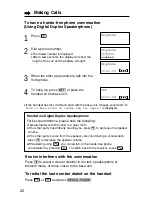 Preview for 22 page of Panasonic KX-TG2237S - 2.4 GHz Digital Cordless Speakerphone Operating Instructions Manual