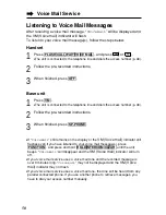 Preview for 50 page of Panasonic KX-TG2237S - 2.4 GHz Digital Cordless Speakerphone Operating Instructions Manual