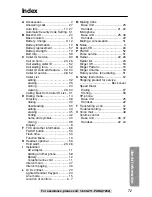 Preview for 71 page of Panasonic KX-TG2237S - 2.4 GHz Digital Cordless Speakerphone Operating Instructions Manual