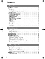 Preview for 4 page of Panasonic KX-TG2238S Operating Instructions Manual