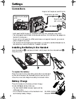 Preview for 8 page of Panasonic KX-TG2238S Operating Instructions Manual