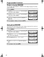 Preview for 12 page of Panasonic KX-TG2238S Operating Instructions Manual