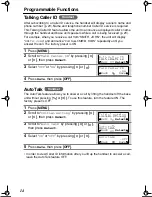 Preview for 14 page of Panasonic KX-TG2238S Operating Instructions Manual