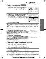 Preview for 25 page of Panasonic KX-TG2238S Operating Instructions Manual