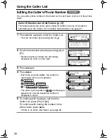 Preview for 26 page of Panasonic KX-TG2238S Operating Instructions Manual