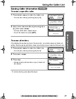 Preview for 29 page of Panasonic KX-TG2238S Operating Instructions Manual