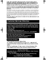 Preview for 58 page of Panasonic KX-TG2238S Operating Instructions Manual