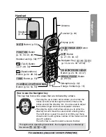 Предварительный просмотр 7 страницы Panasonic KX-TG2239B Operating Instructions Manual