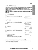 Предварительный просмотр 17 страницы Panasonic KX-TG2239B Operating Instructions Manual