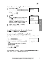 Предварительный просмотр 23 страницы Panasonic KX-TG2239B Operating Instructions Manual