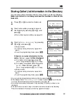 Предварительный просмотр 35 страницы Panasonic KX-TG2239B Operating Instructions Manual