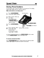 Предварительный просмотр 37 страницы Panasonic KX-TG2239B Operating Instructions Manual