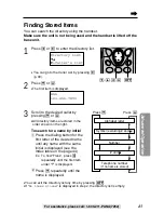 Предварительный просмотр 43 страницы Panasonic KX-TG2239B Operating Instructions Manual