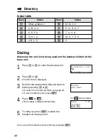 Предварительный просмотр 44 страницы Panasonic KX-TG2239B Operating Instructions Manual