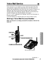 Предварительный просмотр 49 страницы Panasonic KX-TG2239B Operating Instructions Manual