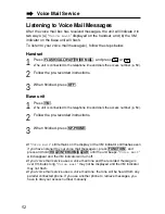 Предварительный просмотр 52 страницы Panasonic KX-TG2239B Operating Instructions Manual