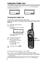 Предварительный просмотр 36 страницы Panasonic KX-TG2247S Operating Instructions Manual