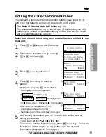 Предварительный просмотр 39 страницы Panasonic KX-TG2247S Operating Instructions Manual