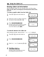 Предварительный просмотр 42 страницы Panasonic KX-TG2247S Operating Instructions Manual