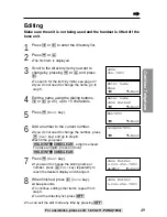 Предварительный просмотр 49 страницы Panasonic KX-TG2247S Operating Instructions Manual