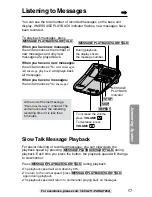 Предварительный просмотр 57 страницы Panasonic KX-TG2247S Operating Instructions Manual