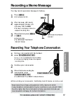 Предварительный просмотр 61 страницы Panasonic KX-TG2247S Operating Instructions Manual