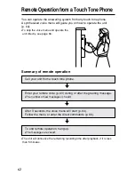 Предварительный просмотр 62 страницы Panasonic KX-TG2247S Operating Instructions Manual